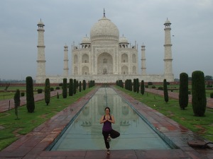 At the Taj Mahal